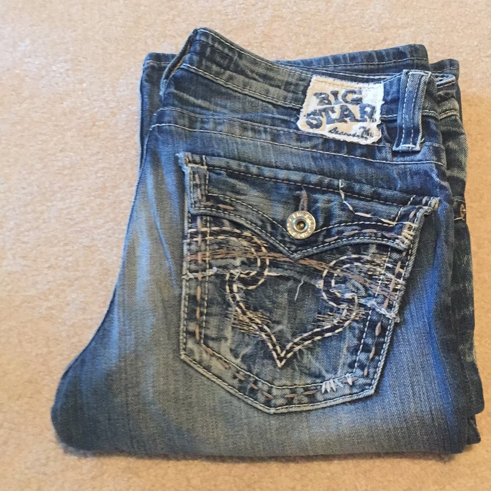 Big Star low rise, medium wash